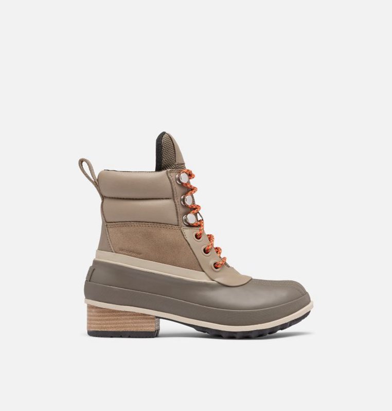 Sorel Dam Gummistövlar Khaki - Slimpack™ Iii Hiker Duck Mid - LEI-672815